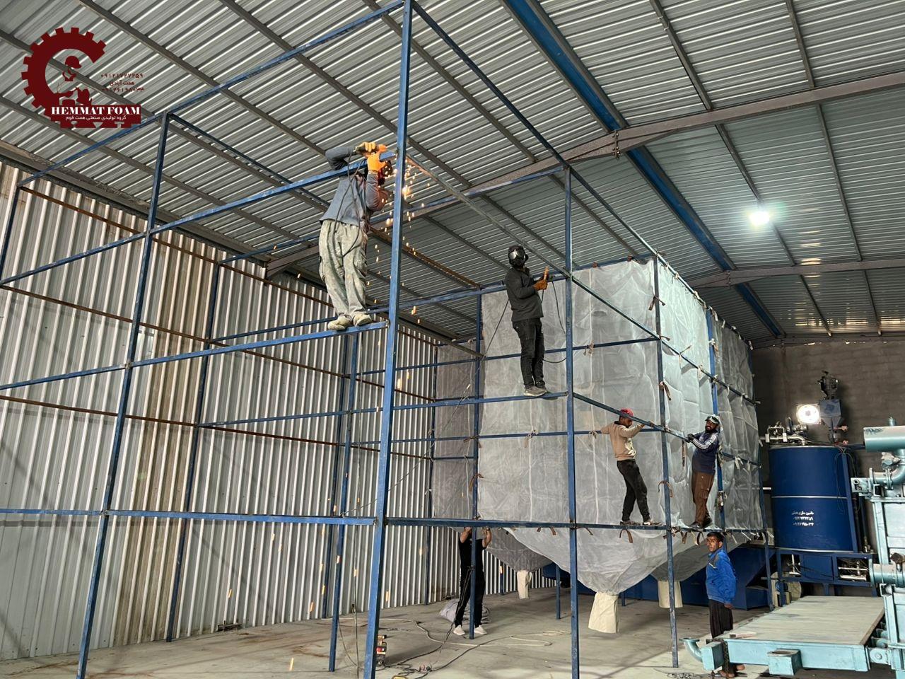 طراحی خط تولید پلاستوفوم به صورت صنعتی